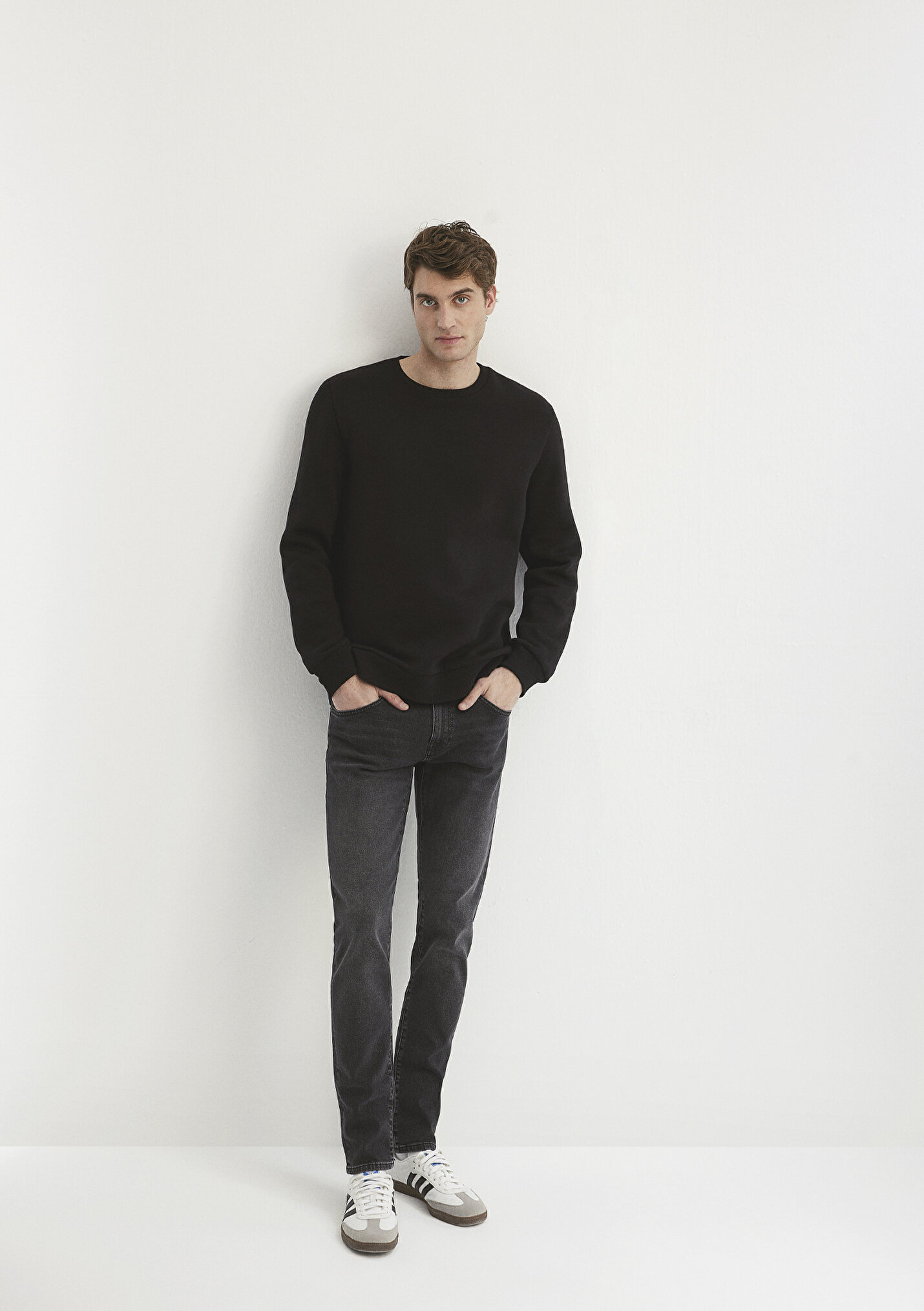 خرید اینترنتی شلوار جین ذغالی مردانه
